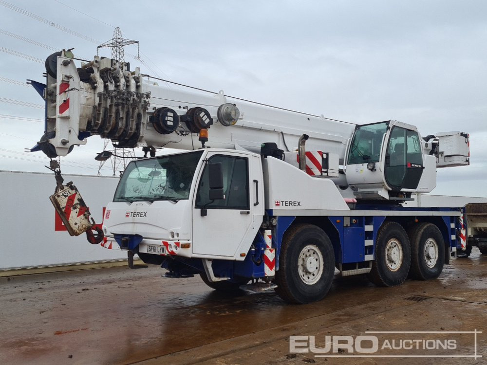 2012 Terex AC60/3L - Šiurkštaus reljefo kranas: foto 1 2012 Terex AC60/3L - Šiurkštaus reljefo kranas: foto 1
