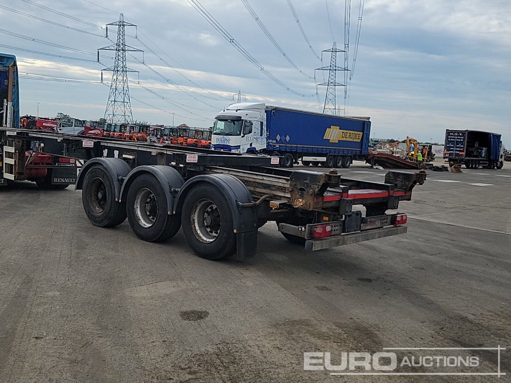2013 Cartwright Tri Axle Skeleton Trailer, Twist & Lock - Platforminė/ Bortinė puspriekabė: foto 3 2013 Cartwright Tri Axle Skeleton Trailer, Twist & Lock - Platforminė/ Bortinė puspriekabė: foto 3