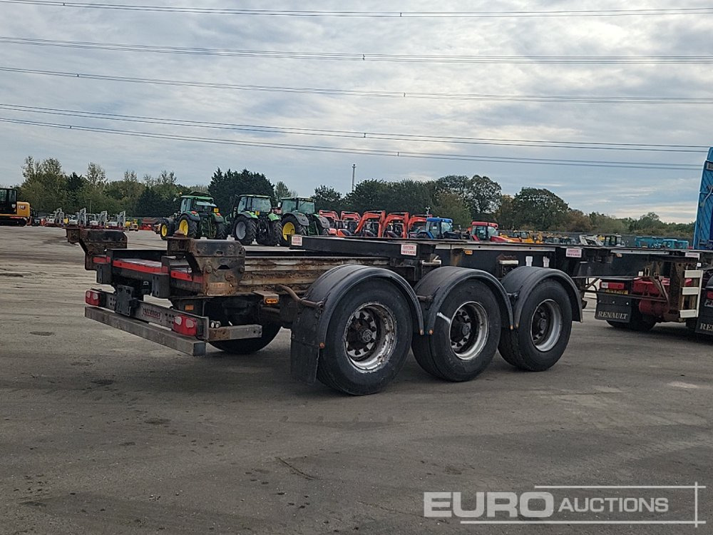 2013 Cartwright Tri Axle Skeleton Trailer, Twist & Lock - Platforminė/ Bortinė puspriekabė: foto 5 2013 Cartwright Tri Axle Skeleton Trailer, Twist & Lock - Platforminė/ Bortinė puspriekabė: foto 5