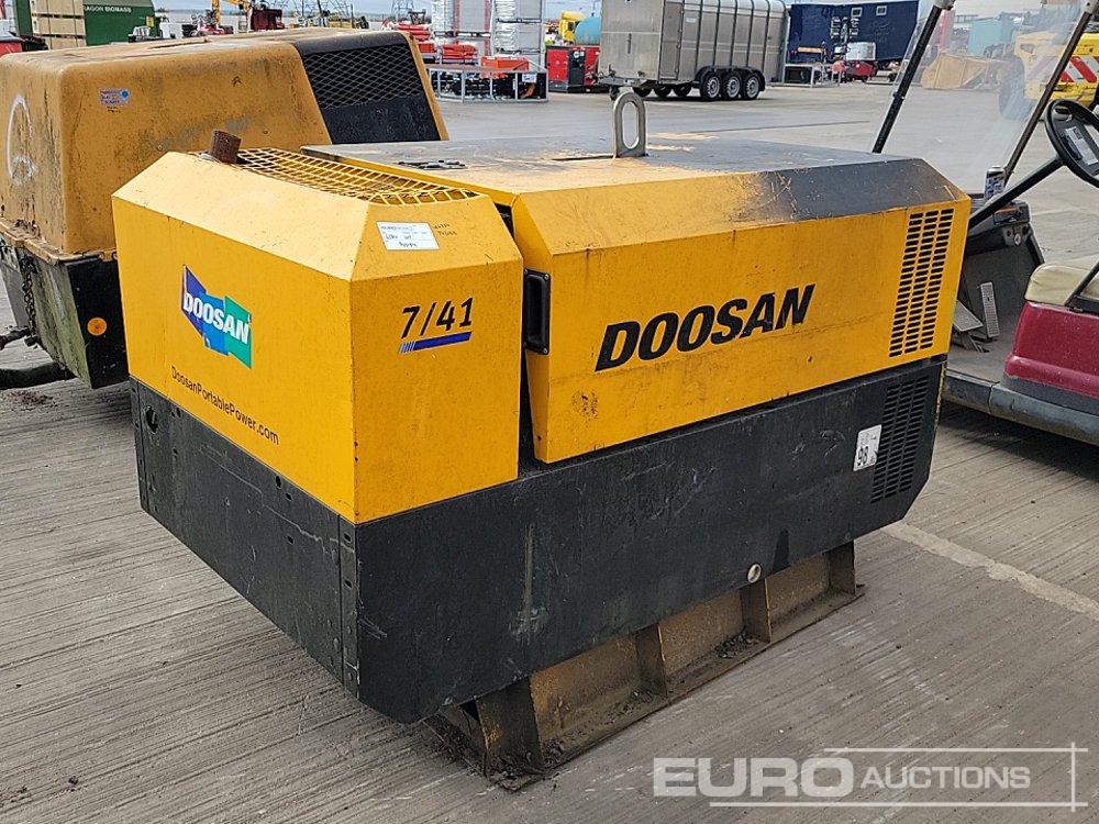 2013 Doosan 741 140CFM - Oro kompresorius: foto 5 2013 Doosan 741 140CFM - Oro kompresorius: foto 5