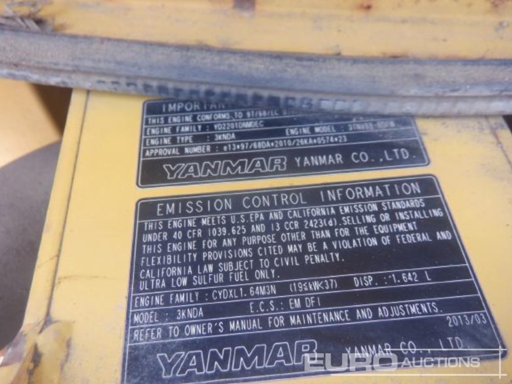 Vikšrinis savivartis 2013 Yanmar C30R-2B: foto 8