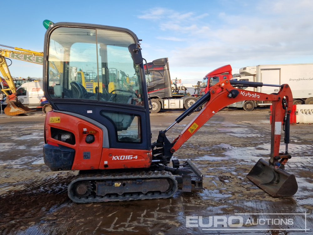 Mini ekskavatorius 2014 Kubota KX016-4: foto 6