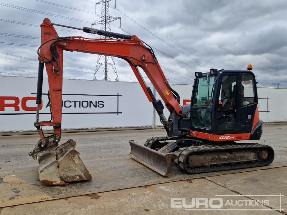 2014 Kubota KX080-4 - Mini ekskavatorius: foto 1 2014 Kubota KX080-4 - Mini ekskavatorius: foto 1