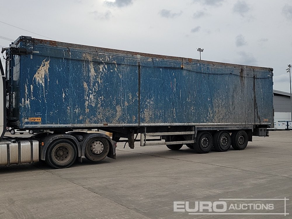 2014 Legras Industries Tri Axle Walking Floor Trailer, Easy Sheet - Su slankiojanciomis grindimis puspriekabė: foto 1 2014 Legras Industries Tri Axle Walking Floor Trailer, Easy Sheet - Su slankiojanciomis grindimis puspriekabė: foto 1