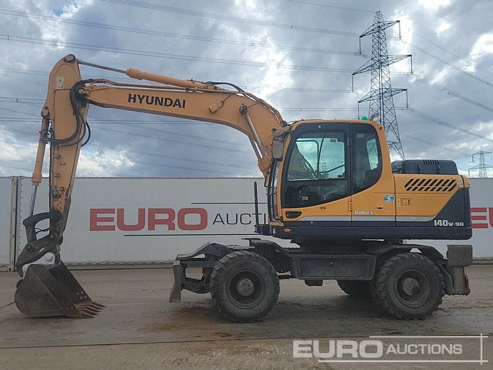 2015 Hyundai R140W-9A - Ratinis ekskavatorius: foto 2 2015 Hyundai R140W-9A - Ratinis ekskavatorius: foto 2