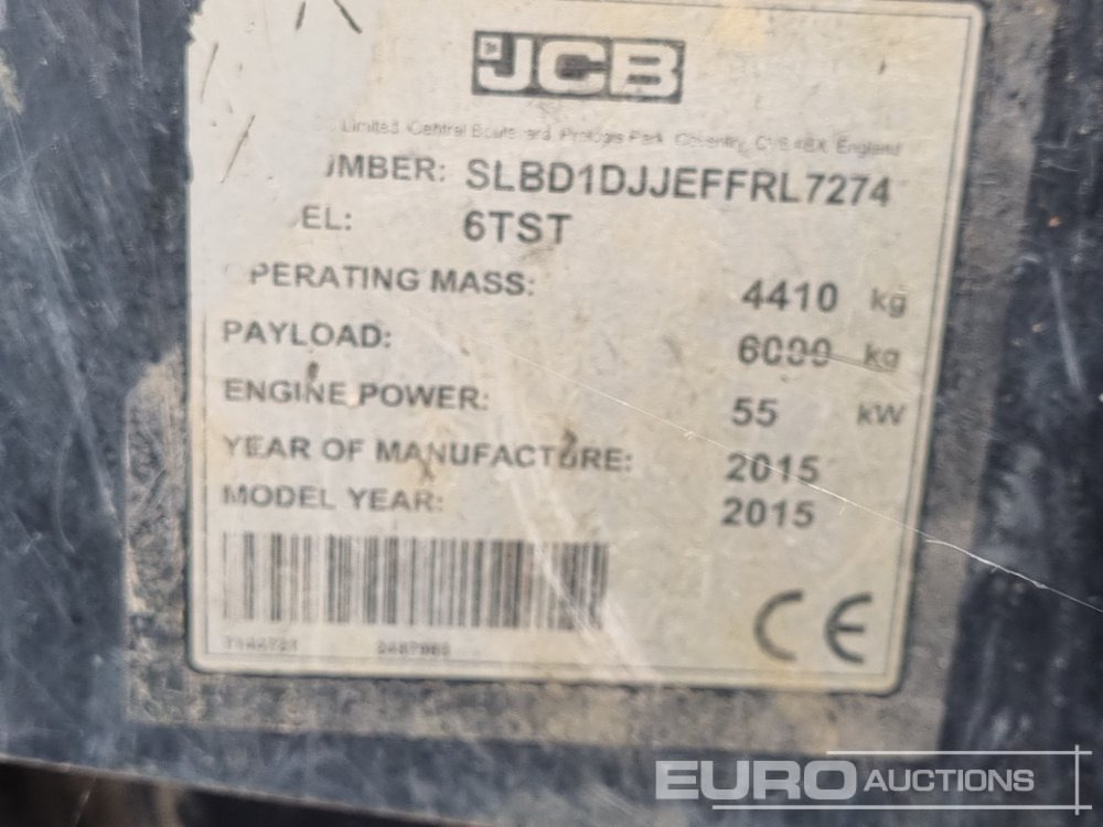 Mini savivartis 2015 JCB 6TST: foto 40