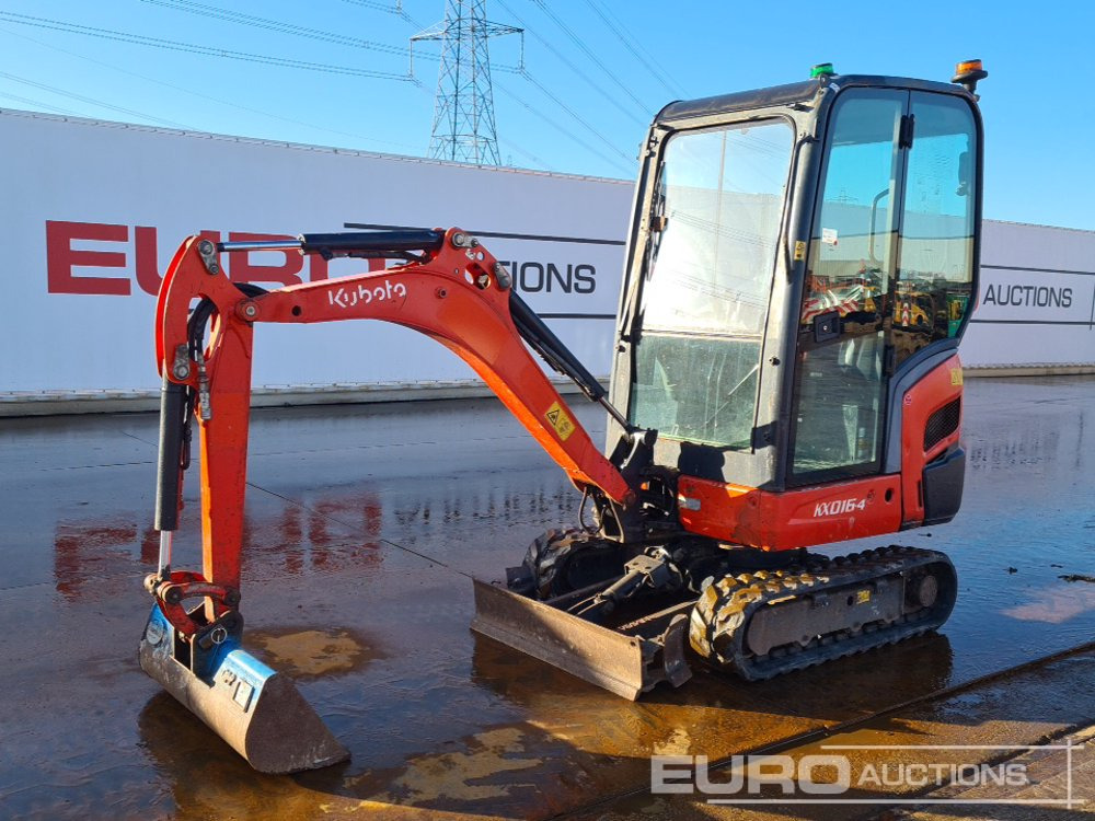2015 Kubota KX016-4 - Mini ekskavatorius: foto 1 2015 Kubota KX016-4 - Mini ekskavatorius: foto 1