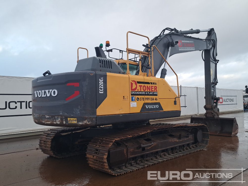 2015 Volvo EC220EL - Vikšrinis ekskavatorius: foto 5 2015 Volvo EC220EL - Vikšrinis ekskavatorius: foto 5