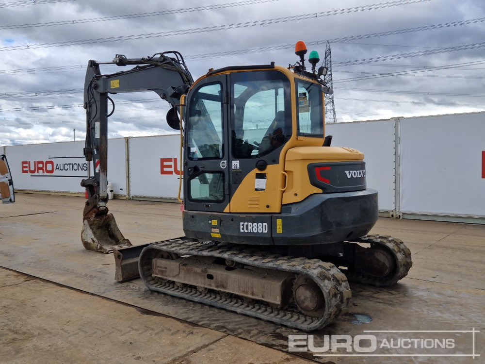 2015 Volvo ECR88D - Mini ekskavatorius: foto 3 2015 Volvo ECR88D - Mini ekskavatorius: foto 3