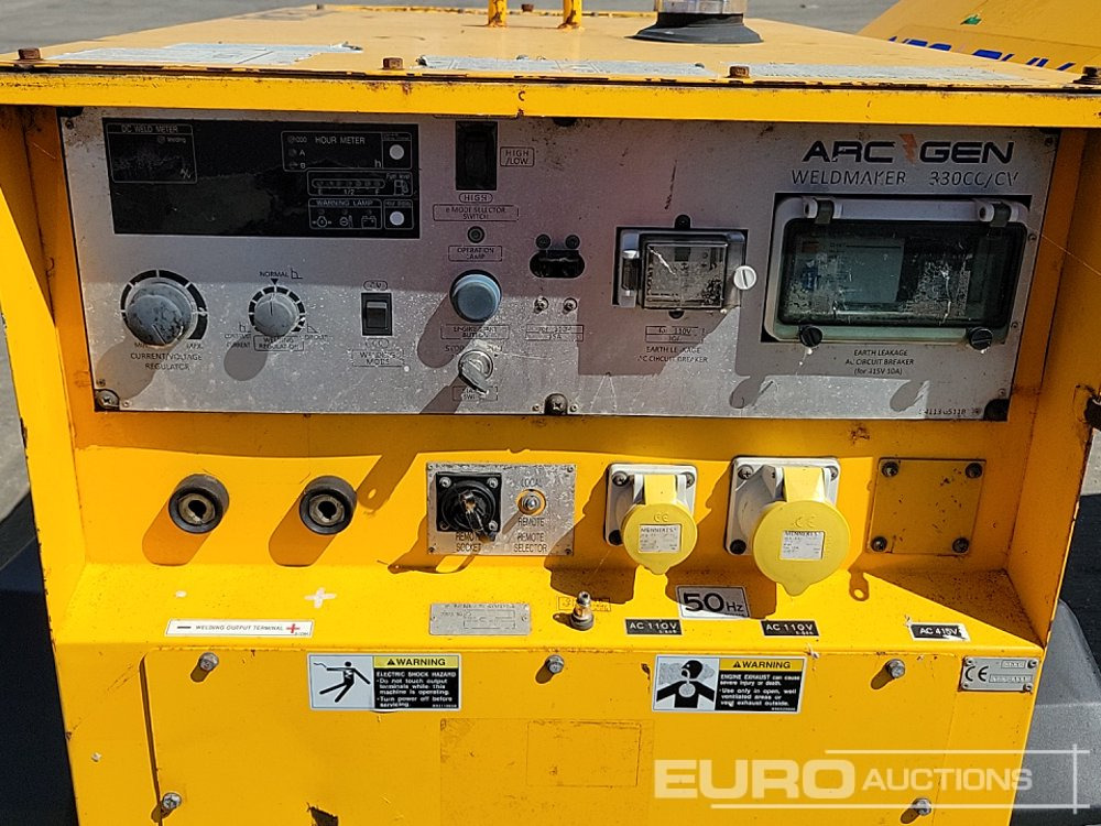 Elektrinis generatorius 2016 Arc Gen WELDERMAKER 330CC-CV: foto 17