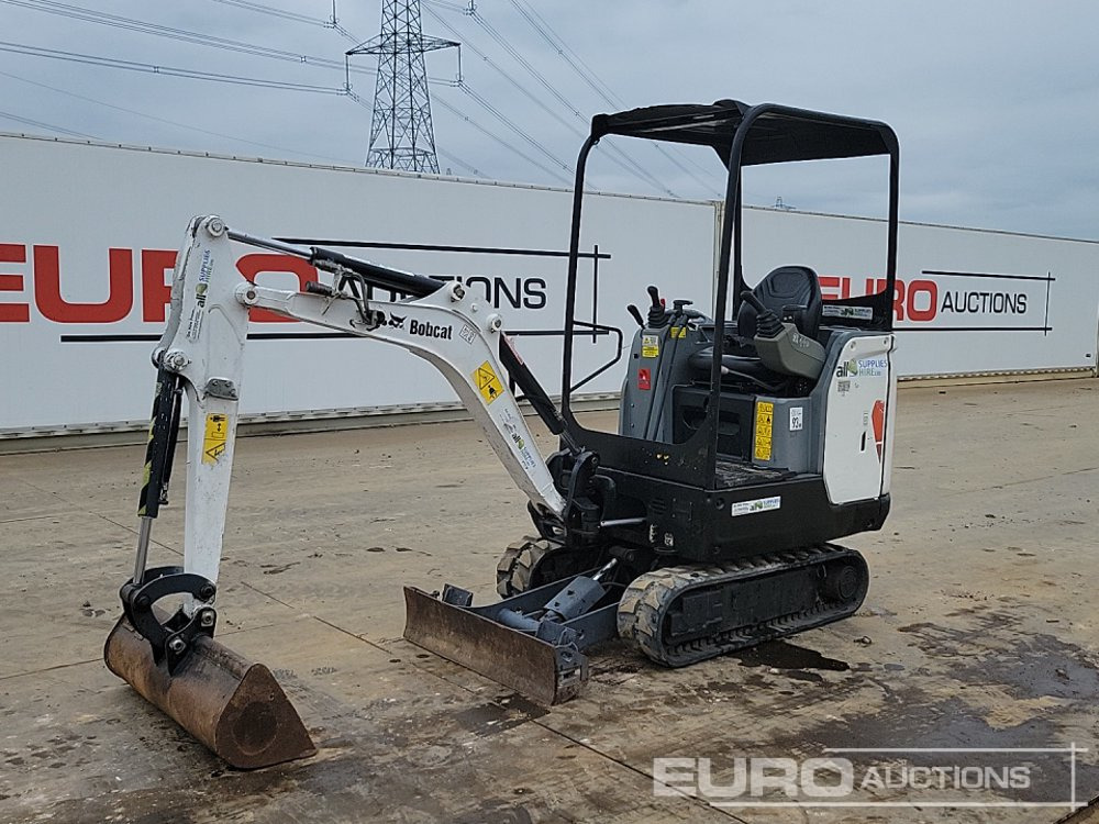 2016 Bobcat E17 - Mini ekskavatorius: foto 1 2016 Bobcat E17 - Mini ekskavatorius: foto 1