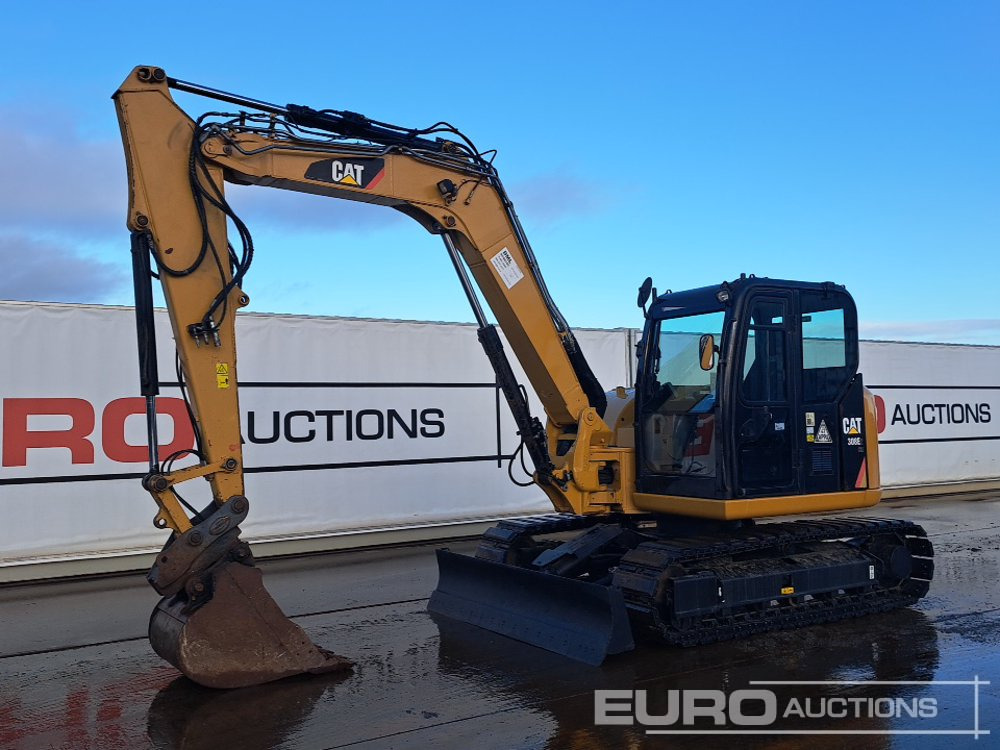 2016 CAT 308E2 CR - Mini ekskavatorius: foto 1 2016 CAT 308E2 CR - Mini ekskavatorius: foto 1