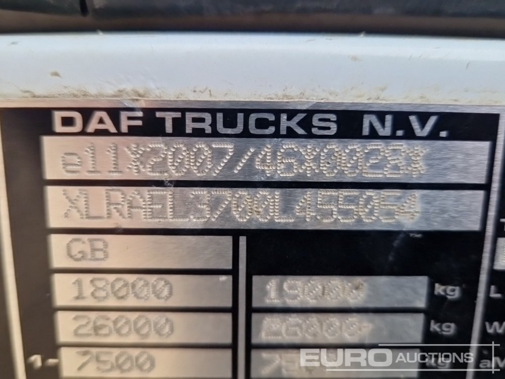 Platforminis/ Bortinis sunkvežimis 2016 DAF LF250: foto 40 Platforminis/ Bortinis sunkvežimis 2016 DAF LF250: foto 40