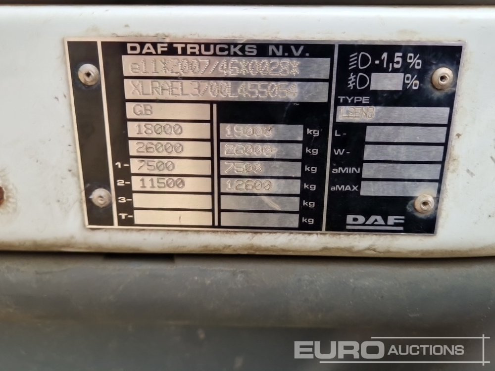 Platforminis/ Bortinis sunkvežimis 2016 DAF LF250: foto 39 Platforminis/ Bortinis sunkvežimis 2016 DAF LF250: foto 39