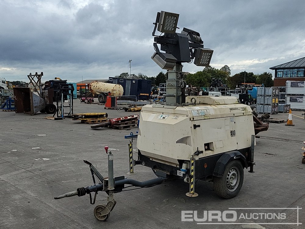 2016 Generac Battery LED-1 Single Axle LED Lighting Tower, 1 Cylinder Engine - Apšvietimo bokštas: foto 1 2016 Generac Battery LED-1 Single Axle LED Lighting Tower, 1 Cylinder Engine - Apšvietimo bokštas: foto 1