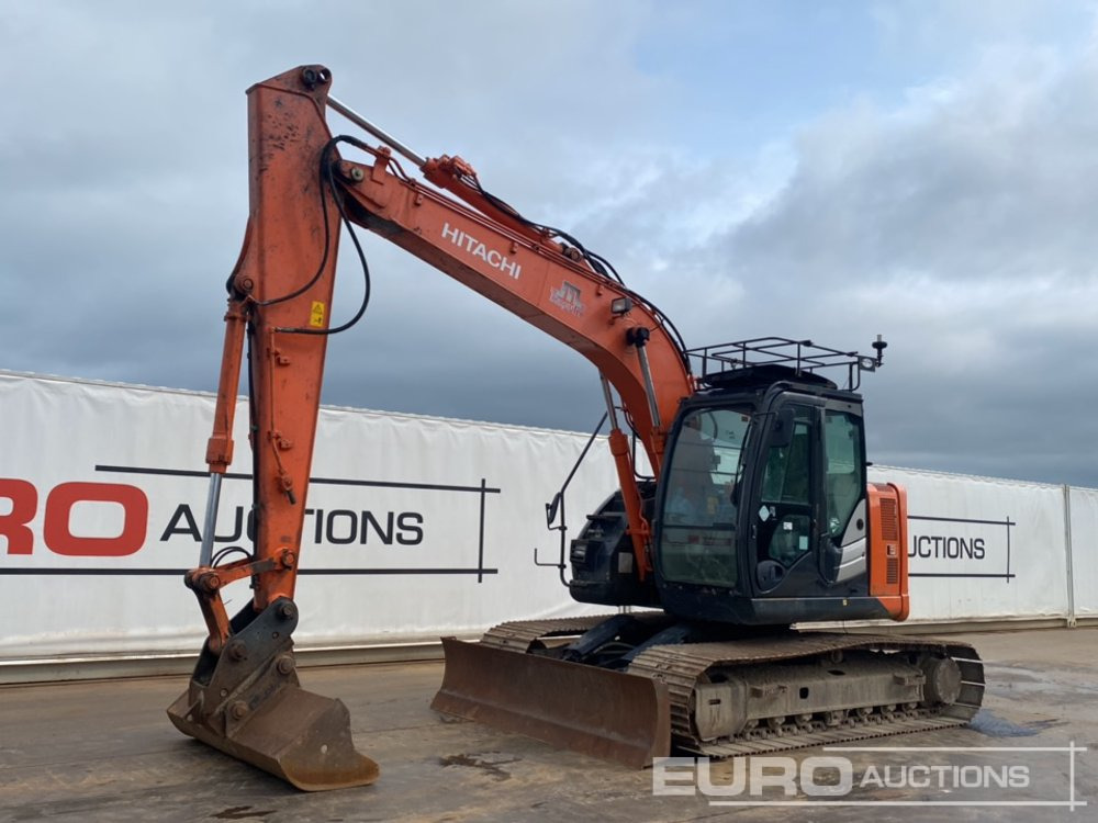 2016 Hitachi ZX135US-5B - Vikšrinis ekskavatorius: foto 1 2016 Hitachi ZX135US-5B - Vikšrinis ekskavatorius: foto 1
