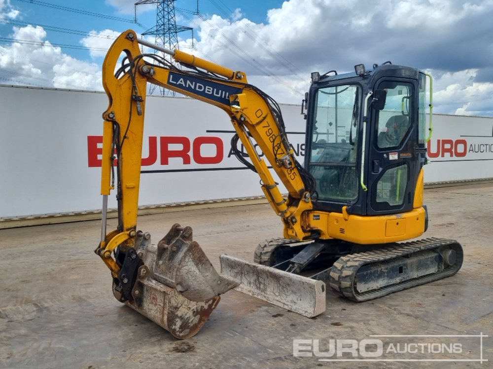 2016 Komatsu PC30MR-3 - Mini ekskavatorius: foto 1 2016 Komatsu PC30MR-3 - Mini ekskavatorius: foto 1