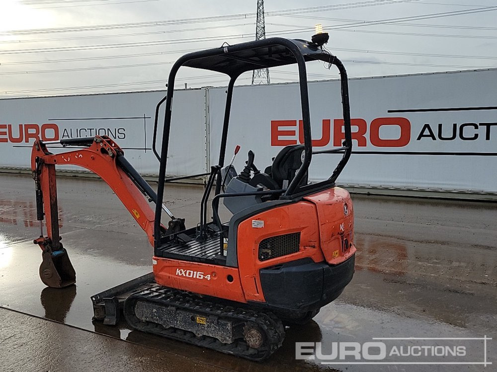 2016 Kubota KX016-4 - Mini ekskavatorius: foto 3 2016 Kubota KX016-4 - Mini ekskavatorius: foto 3