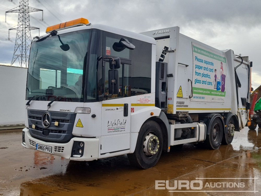 2016 Mercedes Econic 2630 - Šiukšliavežis: foto 1 2016 Mercedes Econic 2630 - Šiukšliavežis: foto 1