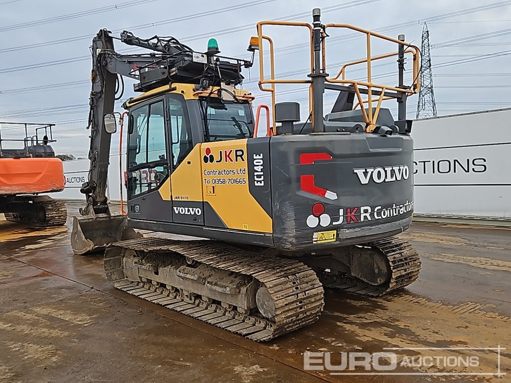 2016 Volvo EC140EL - Vikšrinis ekskavatorius: foto 3 2016 Volvo EC140EL - Vikšrinis ekskavatorius: foto 3