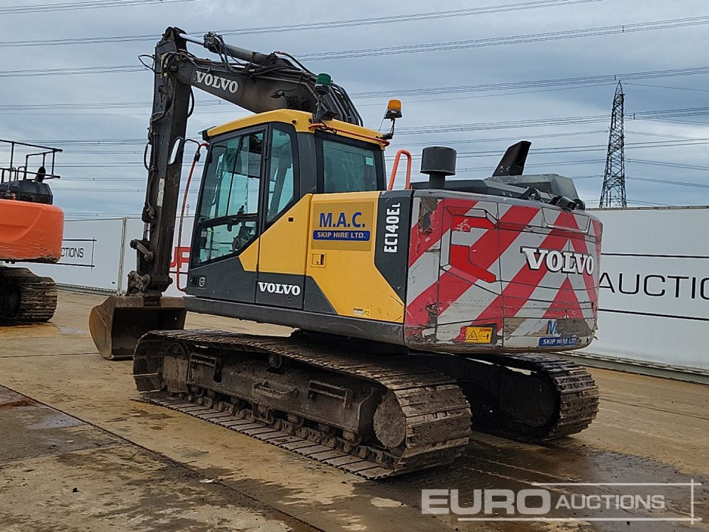 2016 Volvo EC140EL - Vikšrinis ekskavatorius: foto 3 2016 Volvo EC140EL - Vikšrinis ekskavatorius: foto 3