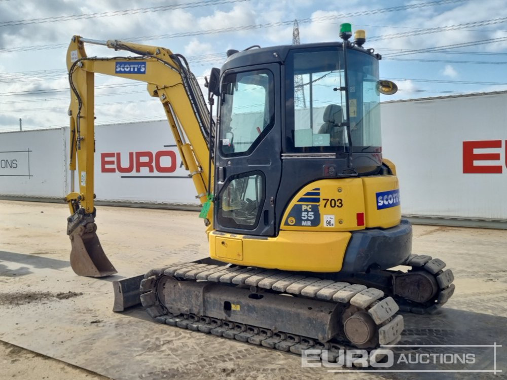 2017 Komatsu PC55MR-3 - Mini ekskavatorius: foto 3 2017 Komatsu PC55MR-3 - Mini ekskavatorius: foto 3