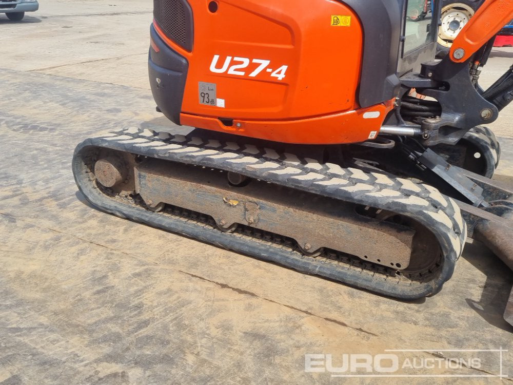Mini ekskavatorius 2017 Kubota U27-4: foto 16
