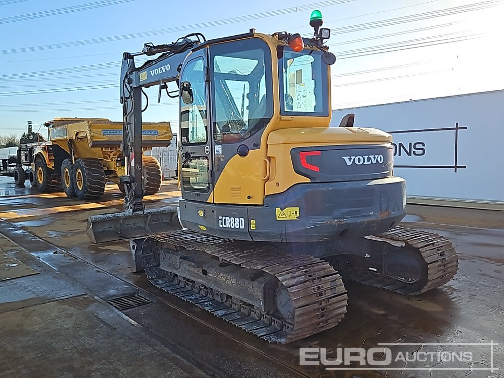 2017 Volvo ECR88D - Mini ekskavatorius: foto 3 2017 Volvo ECR88D - Mini ekskavatorius: foto 3