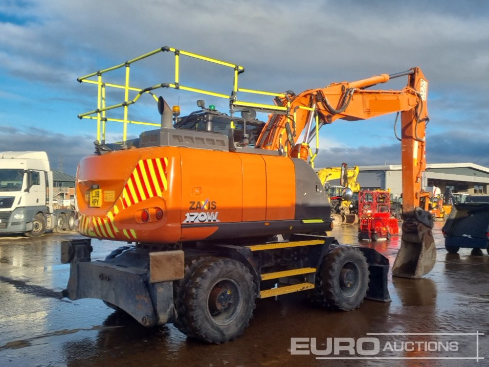 2018 Hitachi ZX170W-6 - Ratinis ekskavatorius: foto 5 2018 Hitachi ZX170W-6 - Ratinis ekskavatorius: foto 5