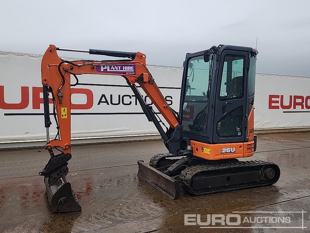 2018 Hitachi ZX26U-5A CR - Mini ekskavatorius: foto 1 2018 Hitachi ZX26U-5A CR - Mini ekskavatorius: foto 1
