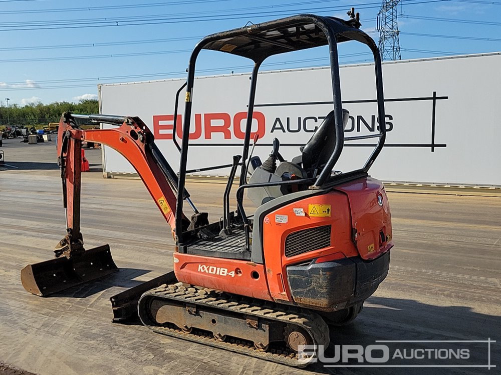2018 Kubota KX018-4 - Mini ekskavatorius: foto 3 2018 Kubota KX018-4 - Mini ekskavatorius: foto 3