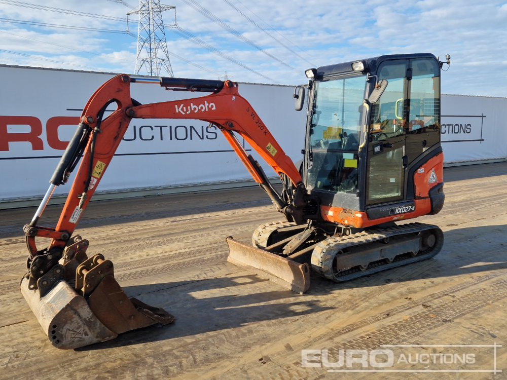 2018 Kubota KX027-4 - Mini ekskavatorius: foto 1 2018 Kubota KX027-4 - Mini ekskavatorius: foto 1