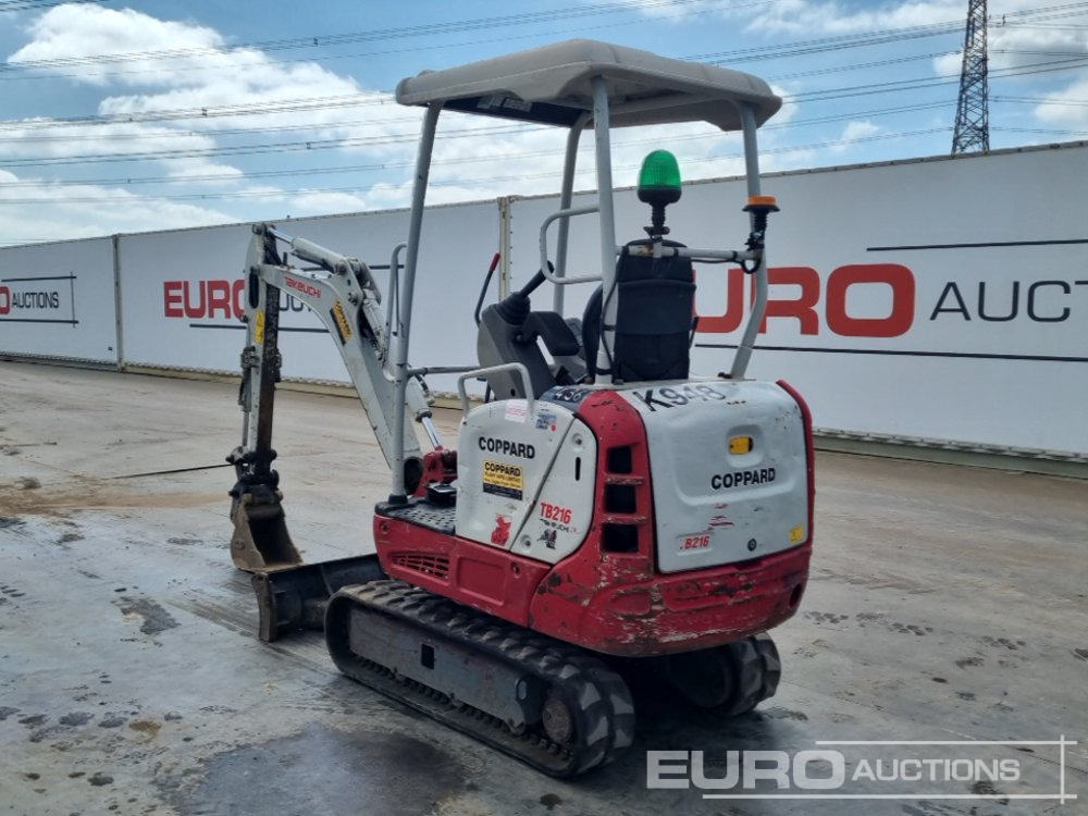2018 Takeuchi TB216 - Mini ekskavatorius: foto 3 2018 Takeuchi TB216 - Mini ekskavatorius: foto 3