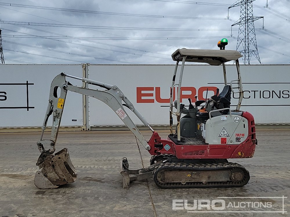 2018 Takeuchi TB216 - Mini ekskavatorius: foto 2 2018 Takeuchi TB216 - Mini ekskavatorius: foto 2