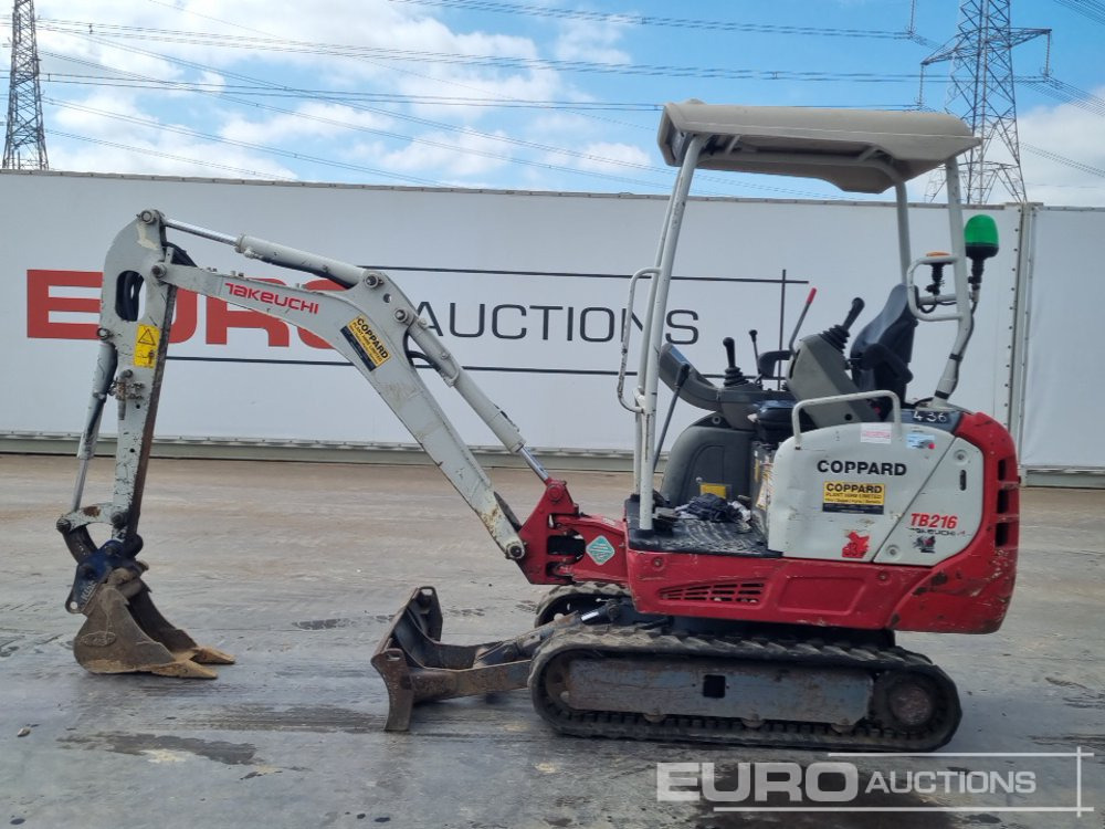 2018 Takeuchi TB216 - Mini ekskavatorius: foto 2 2018 Takeuchi TB216 - Mini ekskavatorius: foto 2