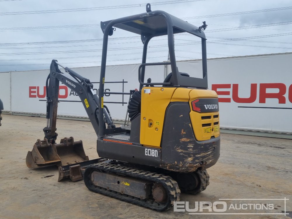 2018 Volvo EC18D - Mini ekskavatorius: foto 3 2018 Volvo EC18D - Mini ekskavatorius: foto 3