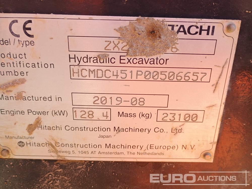 2019 Hitachi ZX210LC-6 - Vikšrinis ekskavatorius: foto 3 2019 Hitachi ZX210LC-6 - Vikšrinis ekskavatorius: foto 3