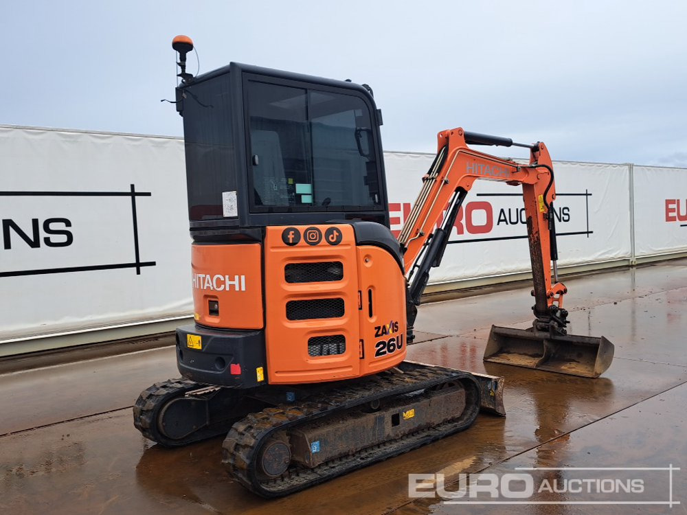 2019 Hitachi ZX26U-5A CR - Mini ekskavatorius: foto 5 2019 Hitachi ZX26U-5A CR - Mini ekskavatorius: foto 5