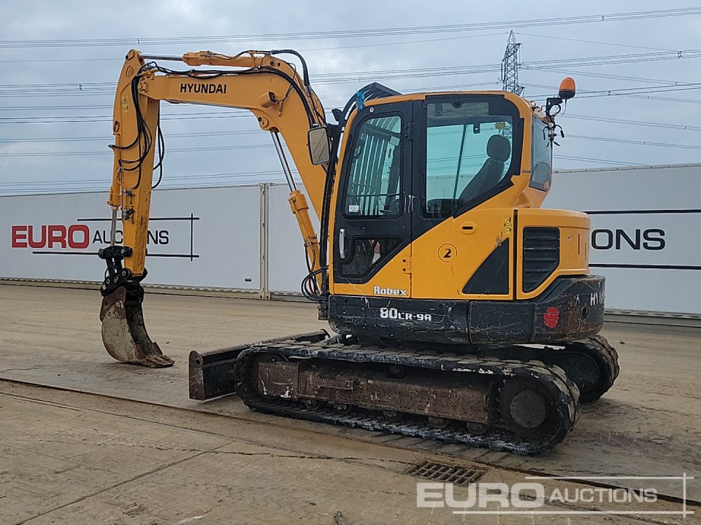 2019 Hyundai R80CR-9A - Mini ekskavatorius: foto 3 2019 Hyundai R80CR-9A - Mini ekskavatorius: foto 3