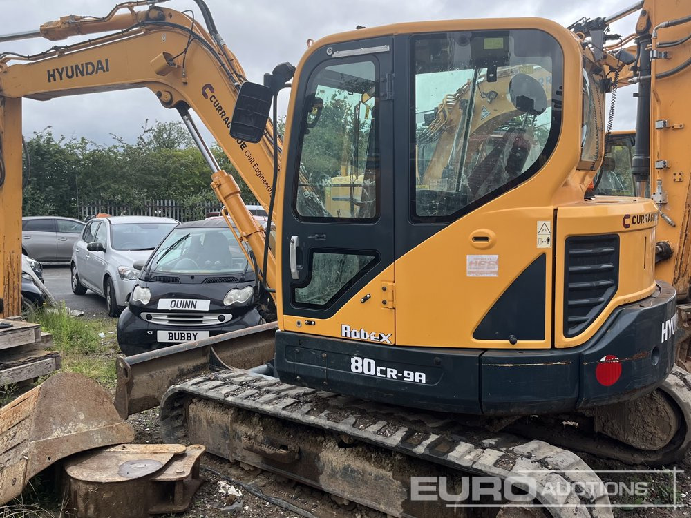 2019 Hyundai Robex R80CR-9A - Mini ekskavatorius: foto 1 2019 Hyundai Robex R80CR-9A - Mini ekskavatorius: foto 1