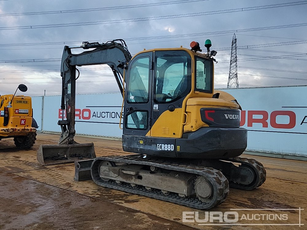 2019 Volvo ECR88D - Mini ekskavatorius: foto 3 2019 Volvo ECR88D - Mini ekskavatorius: foto 3