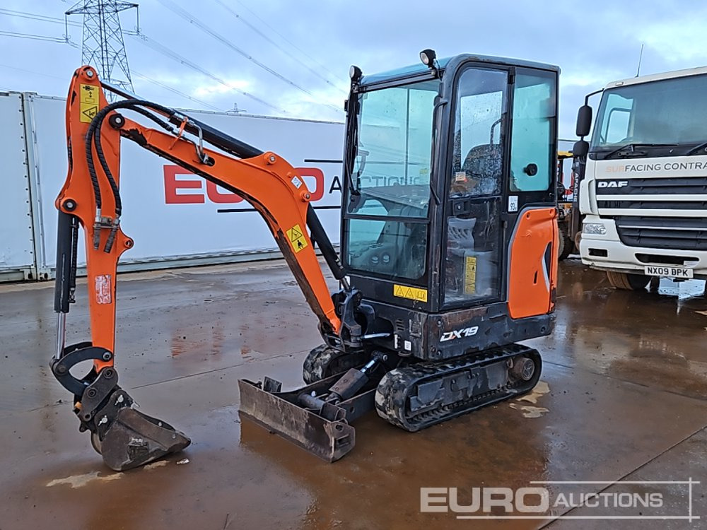 2020 Doosan DX19 - Mini ekskavatorius: foto 1 2020 Doosan DX19 - Mini ekskavatorius: foto 1