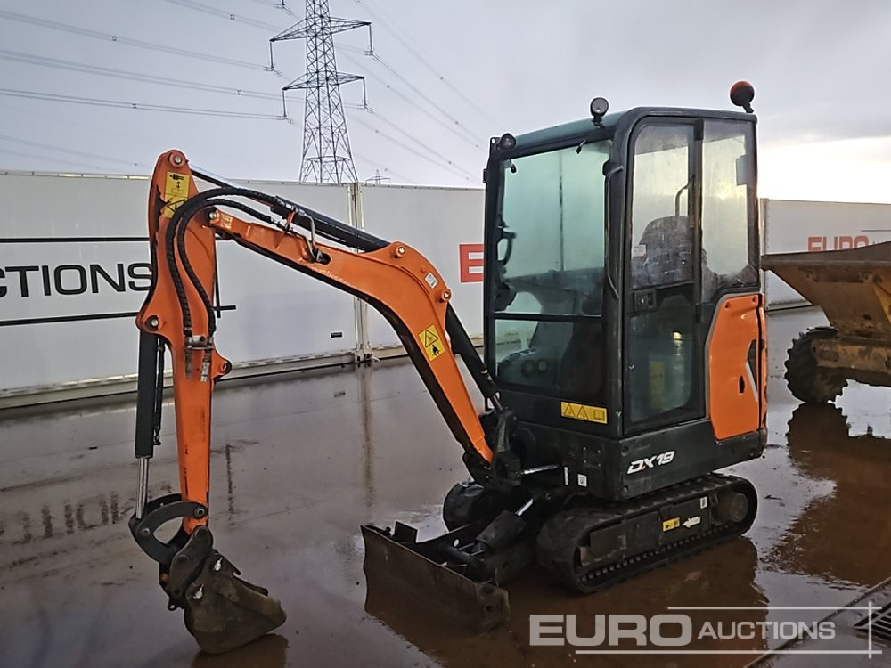 2020 Doosan DX19 - Mini ekskavatorius: foto 1 2020 Doosan DX19 - Mini ekskavatorius: foto 1
