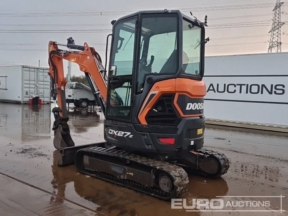 2020 Doosan DX27Z - Mini ekskavatorius: foto 3 2020 Doosan DX27Z - Mini ekskavatorius: foto 3
