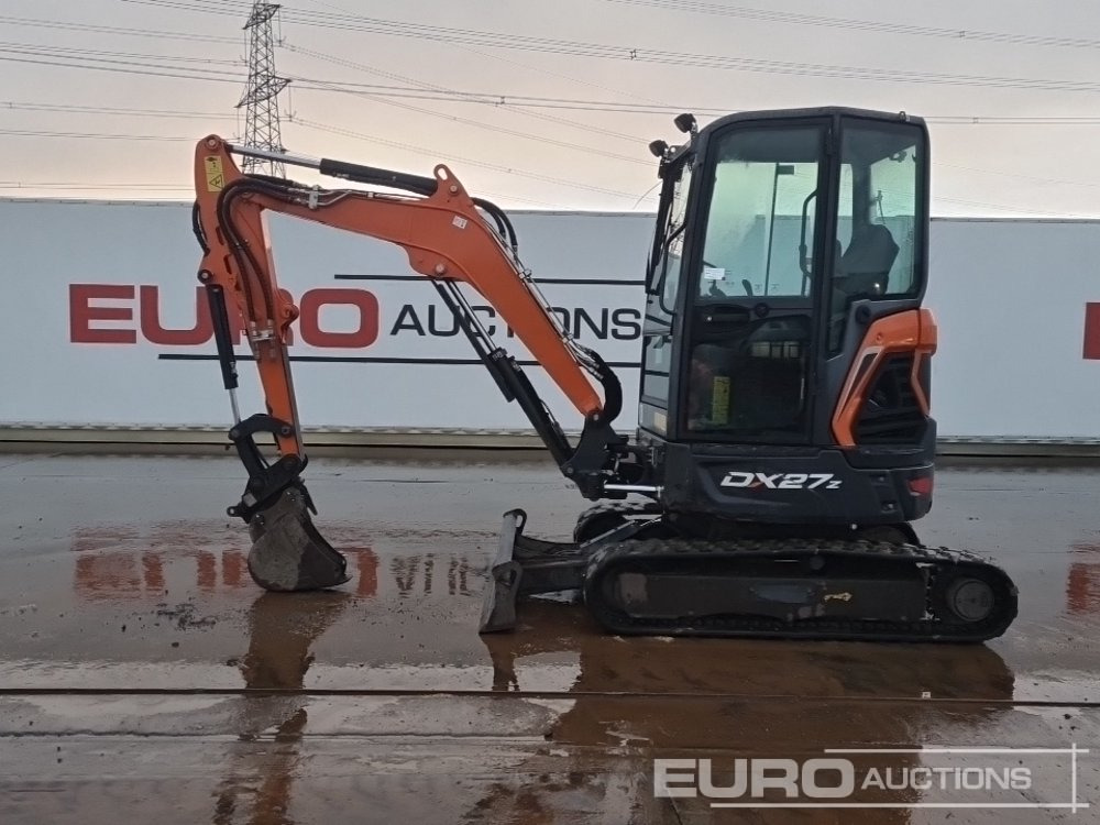 2020 Doosan DX27Z - Mini ekskavatorius: foto 2 2020 Doosan DX27Z - Mini ekskavatorius: foto 2