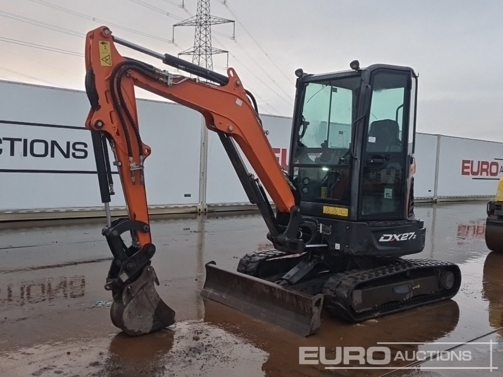 2020 Doosan DX27Z - Mini ekskavatorius: foto 1 2020 Doosan DX27Z - Mini ekskavatorius: foto 1
