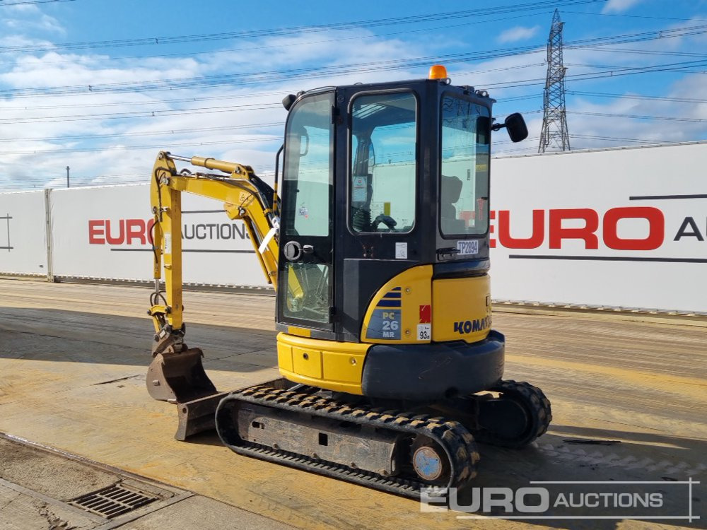 2020 Komatsu PC26MR-3 - Mini ekskavatorius: foto 3 2020 Komatsu PC26MR-3 - Mini ekskavatorius: foto 3