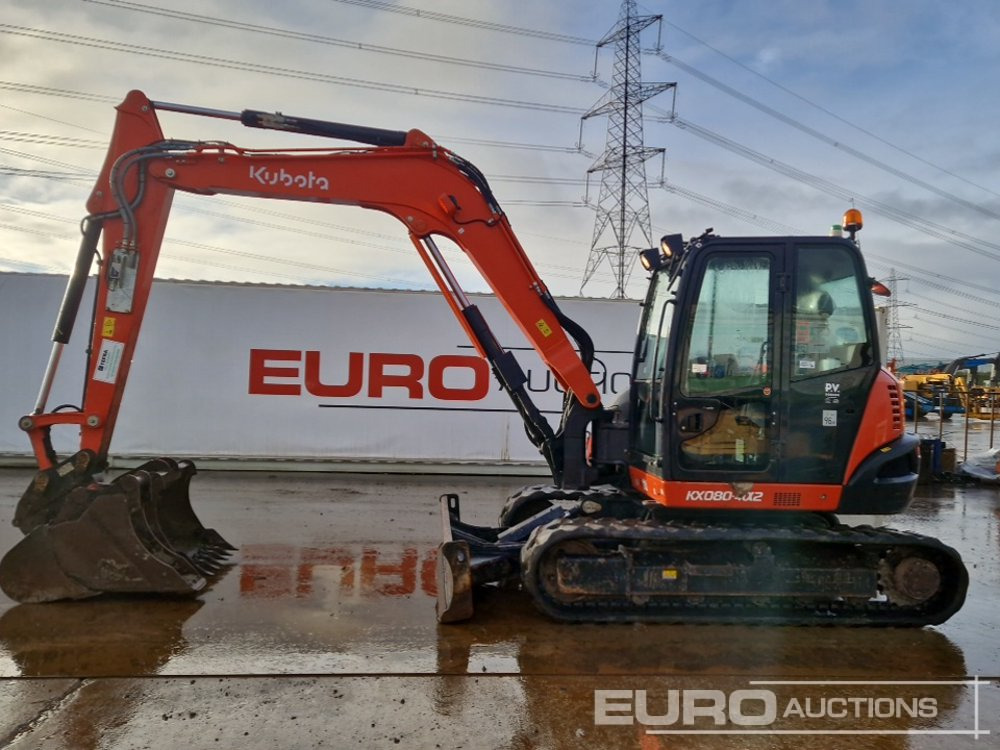 2020 Kubota KX080-4A2 - Mini ekskavatorius: foto 2 2020 Kubota KX080-4A2 - Mini ekskavatorius: foto 2