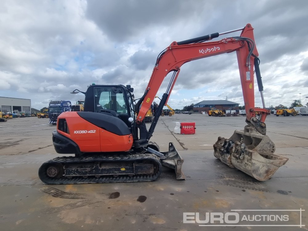 Mini ekskavatorius 2020 Kubota KX080-4A2: foto 6