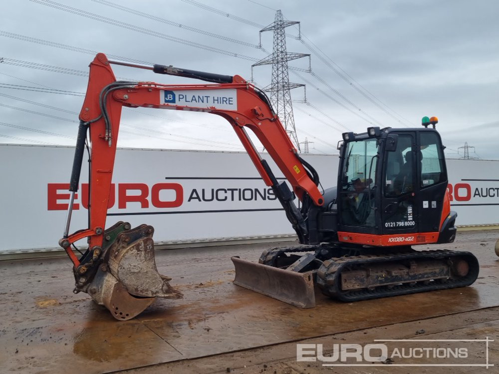 2020 Kubota KX080-4A2 - Mini ekskavatorius: foto 1 2020 Kubota KX080-4A2 - Mini ekskavatorius: foto 1